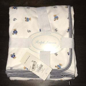Ralph Lauren infant swaddle blanket